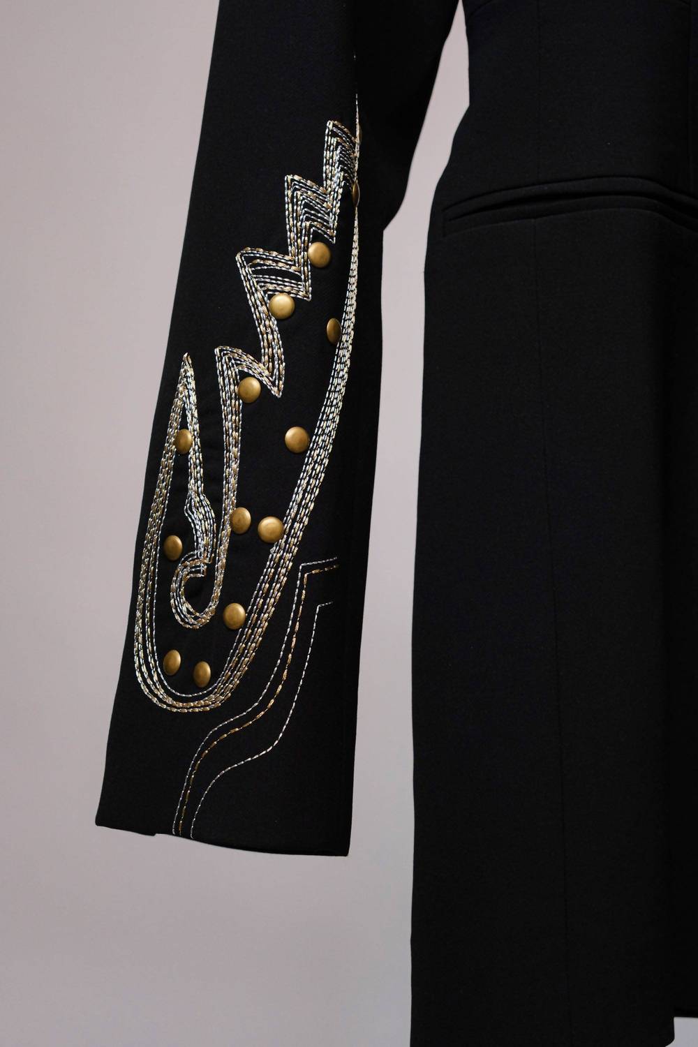 Blue B - Embroidered Tunic Blazer