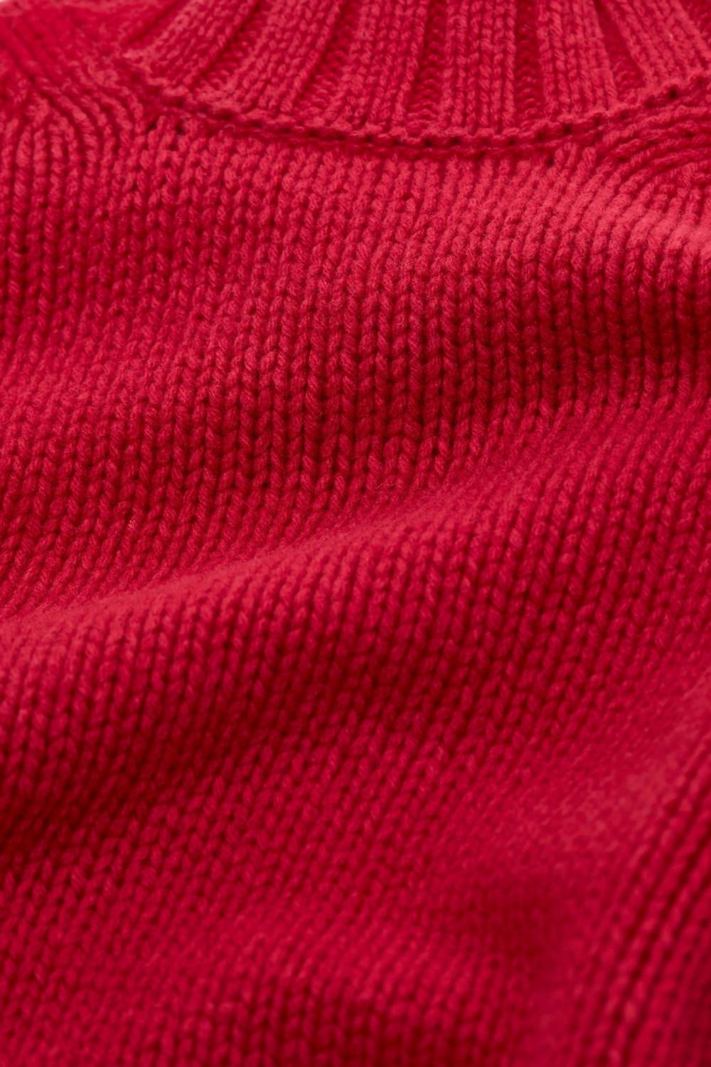 CLOSED Pure Wool Jumper Sweater in chili pepper red - women's sweater - view 4