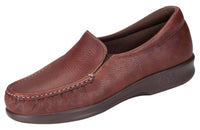 SAS Women's Twin Slip On Loafer in mulch 1 - women's flats - detail view