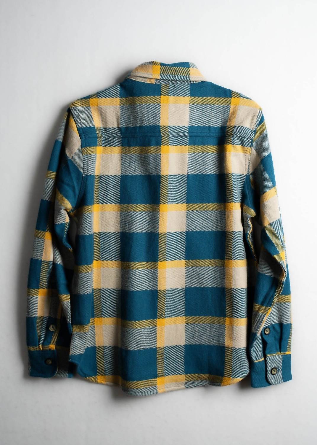 Iron & Resin Men's Conejo Twill Shirt in blue - men's shirt - detail view