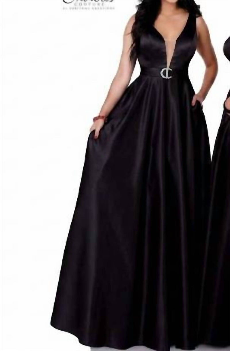 Karishma Creations Women's Prom Dress in black 1 - women's dress