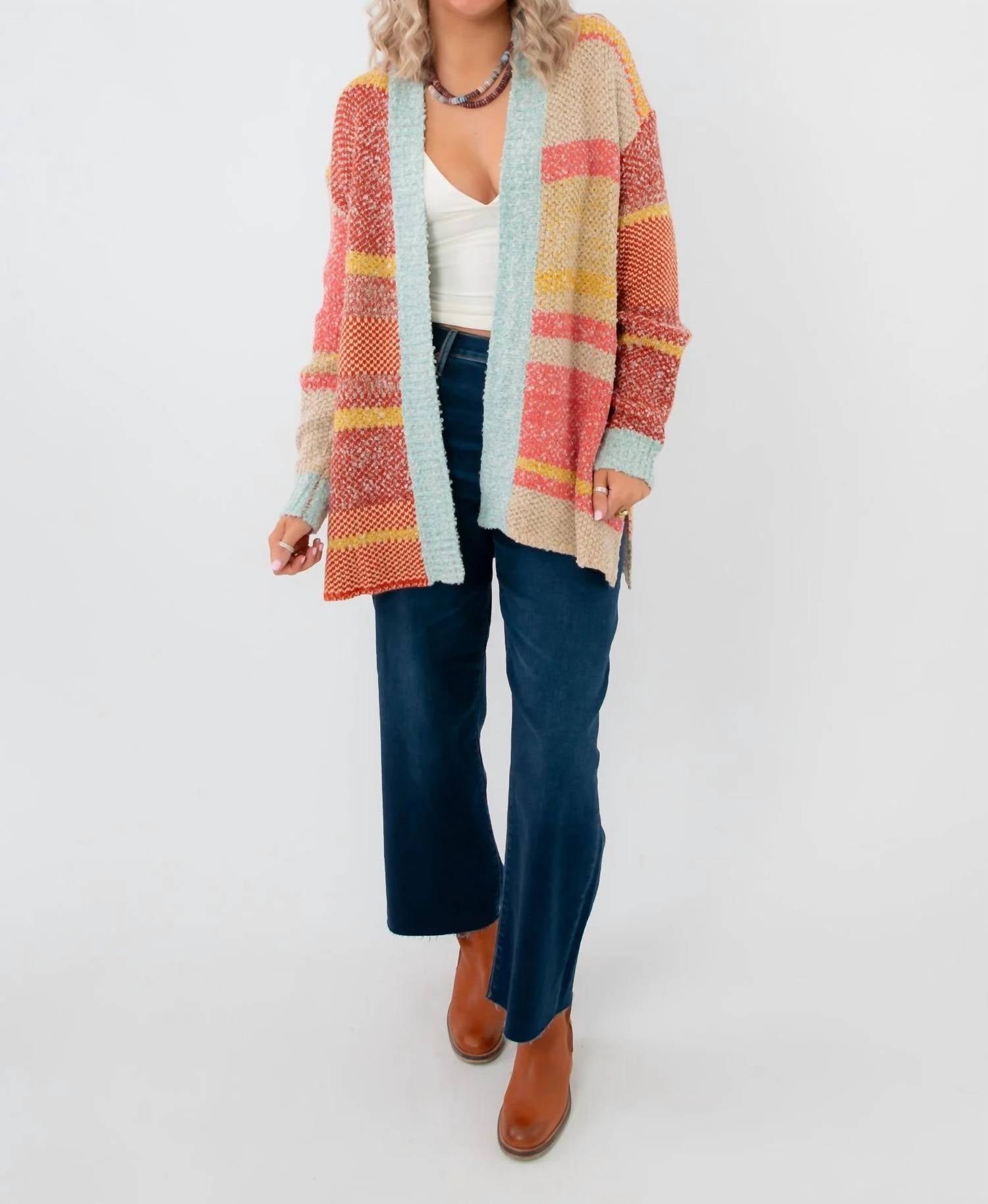 &Merci - Iris Open Cardigan