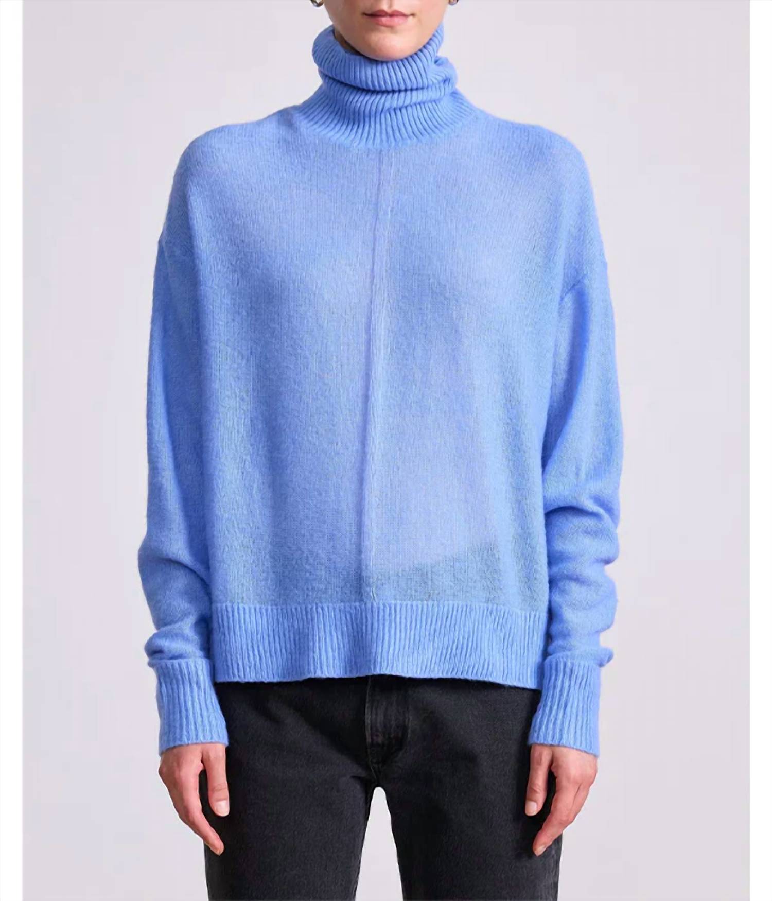 Apiece Apart - Cashmere Silk Blend Softest Tissue Weight Turtleneck Top