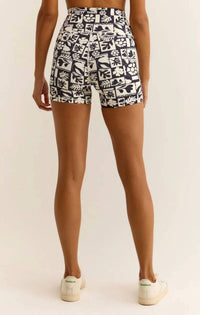 Z Supply - Daily Checker Biker Shorts