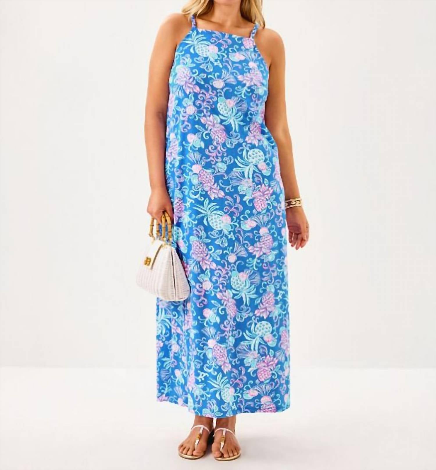 Lilly Pulitzer Kyleigh Maxi Dress in blue - women's dress - view 5
