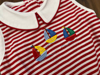 Luigi Kids - Kid's Sailboats Applique Bubble