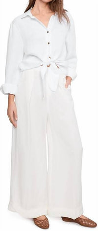 Sanctuary - Terrace Linen Wid Eleg Pants