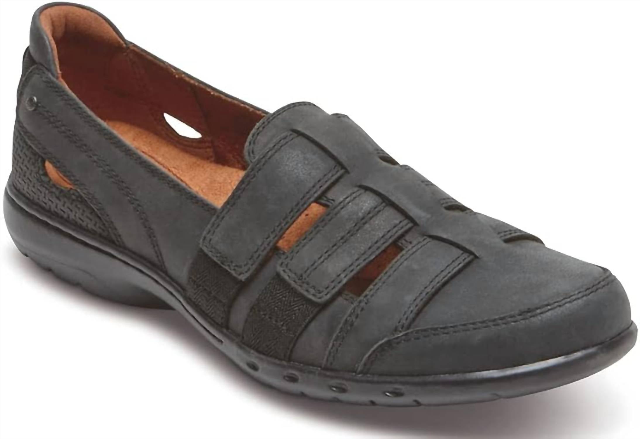 Rockport - Women’s Penfield Fisherman Leather Slip-on Shoes