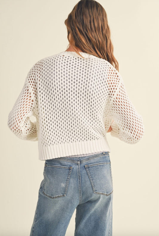 Miou Muse - Alma Crochet Cardigan