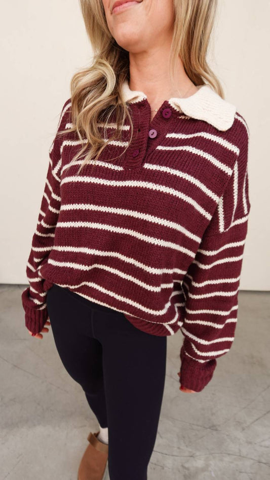 Klesis - Striped Rugby Sweater