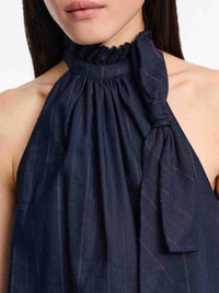 DOROTHEE SCHUMACHER Modern Sophistication Top Blouse in blue night - women's blouse - view 4