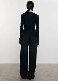 Enza Costa - Cashmere Easy Cuffed U Top