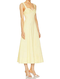 Clea - Carla Embroidered Long Dress