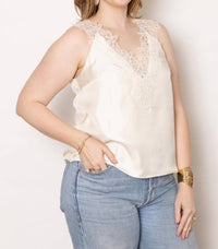 Rohe - V-neck Silk Lace Top