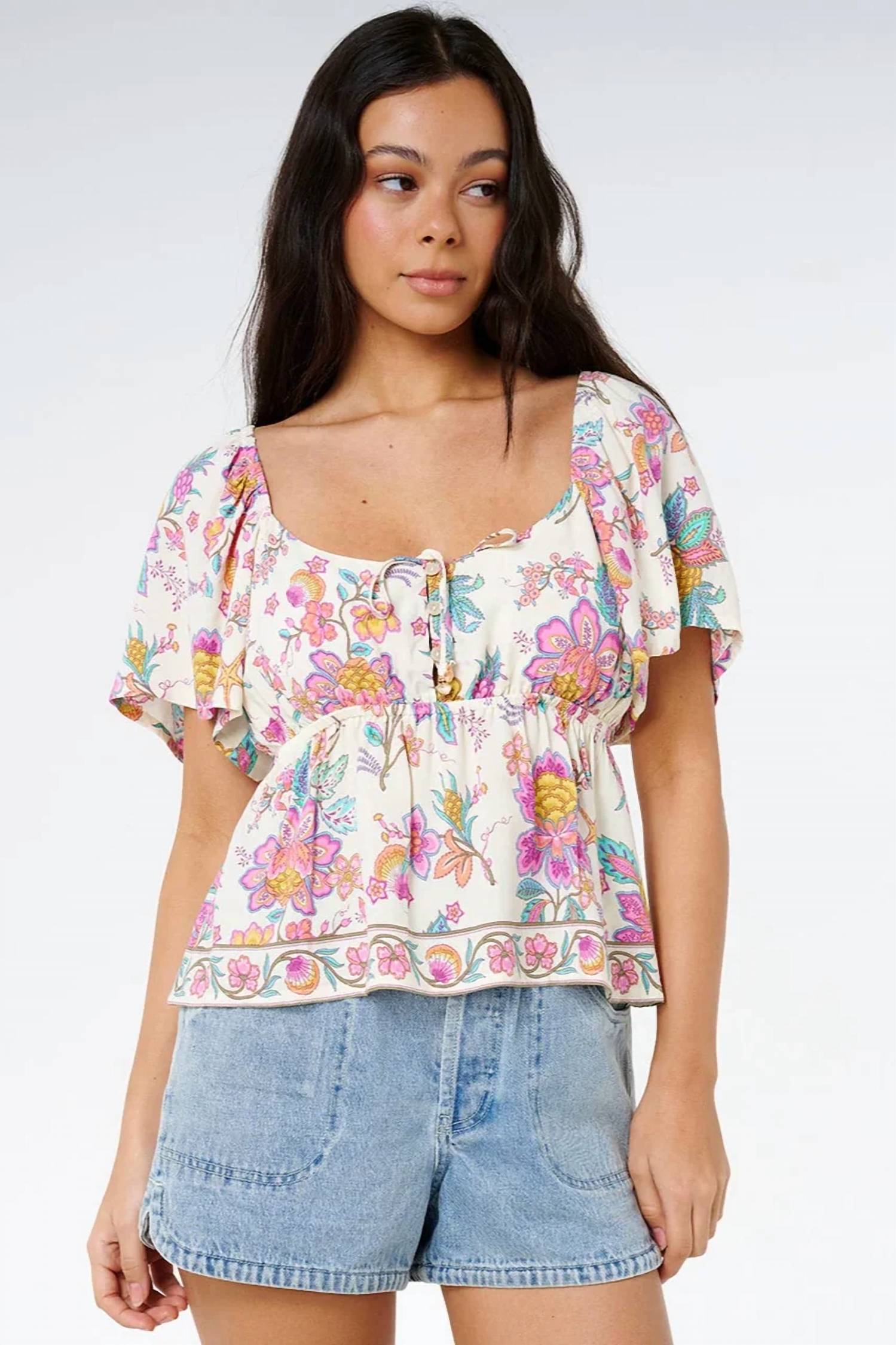 Rip Curl - Half Moon Bay Button Top