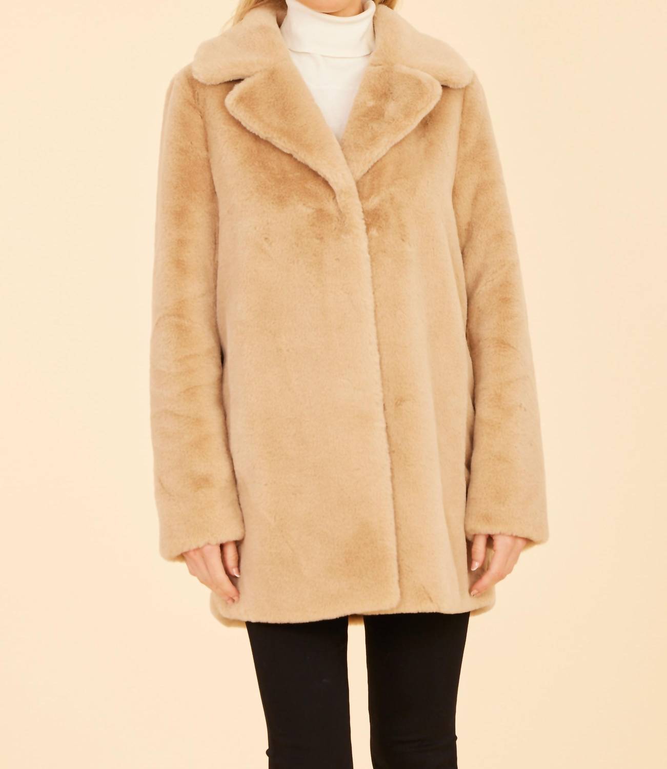 Dolce Cabo - Faux Fur Long Coat