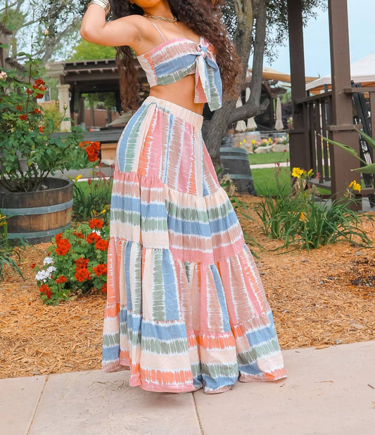 Surelymine - Living La Vida Maxi Skirt Set