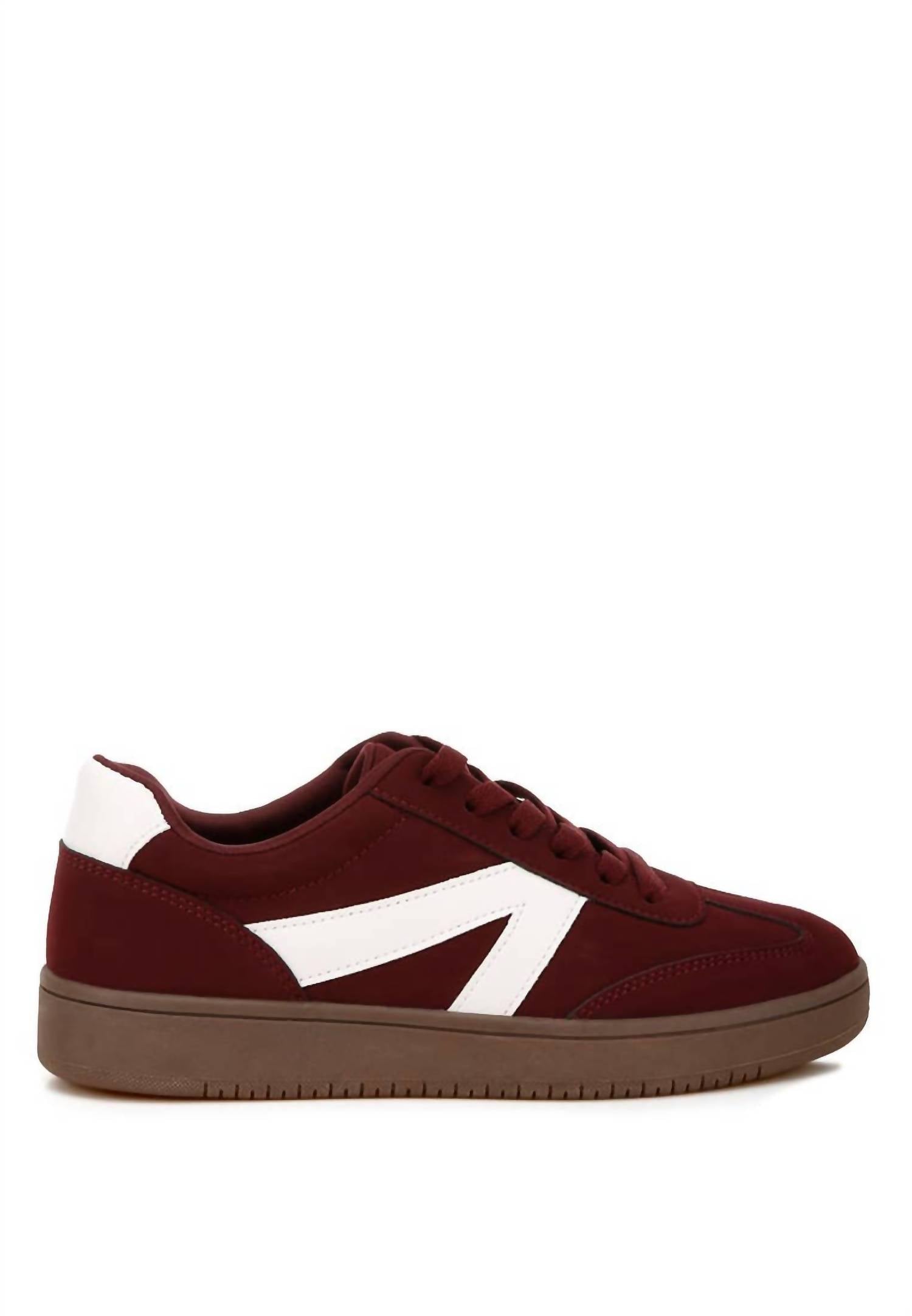 Rag Company - Women's Zoomer Contrasting Patchwork Chunky Sneakers