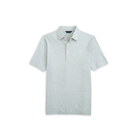 Scott Barber - Men's Linen Blend Stripe Polo