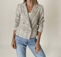 Six/Fifty - Katy Tweed Textured Blazer