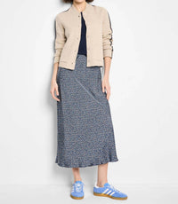 Nic + Zoe - Dashing Dusk Knit Bomber Jacket