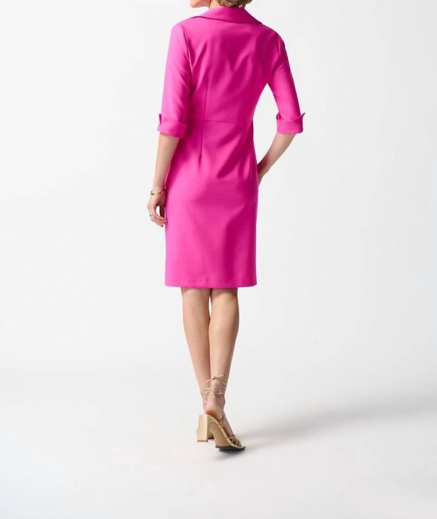 Joseph Ribkoff - Lux Twill Sheath Mini Dress