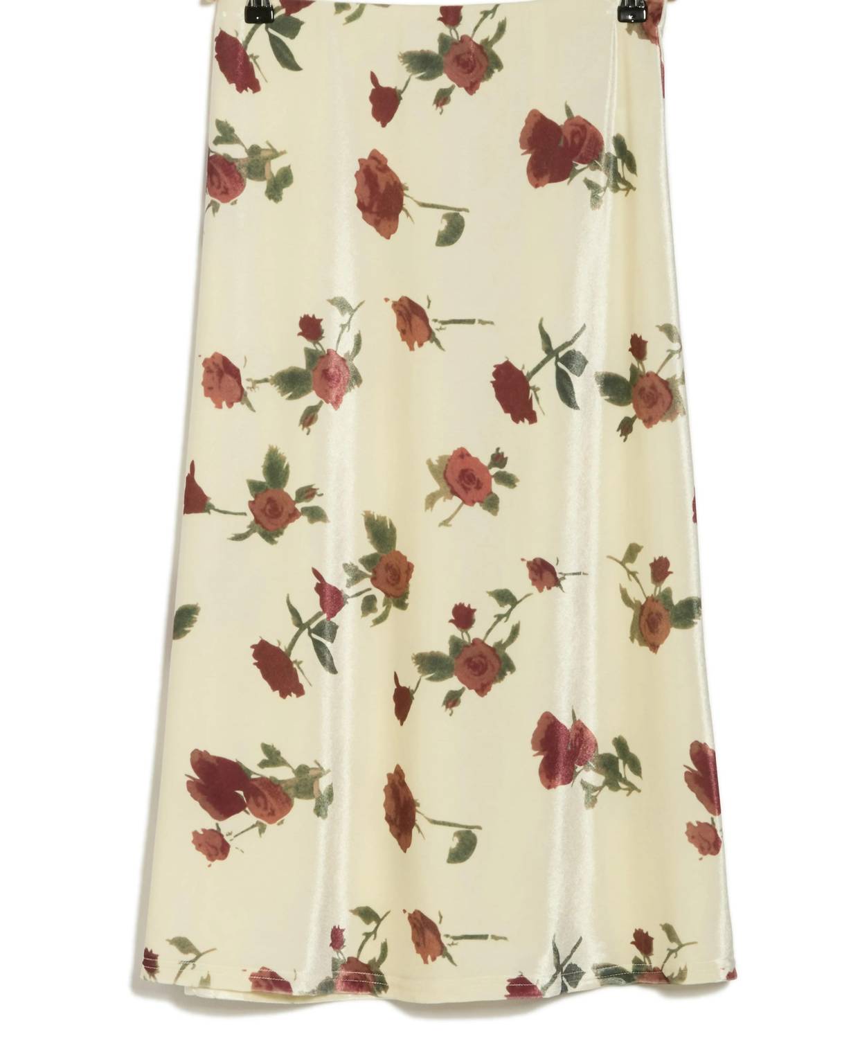Lucy Paris - Crimson Floral Skirt