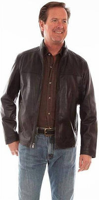 Scully - Men's Lamb Leather Zip Lined Western Jacket