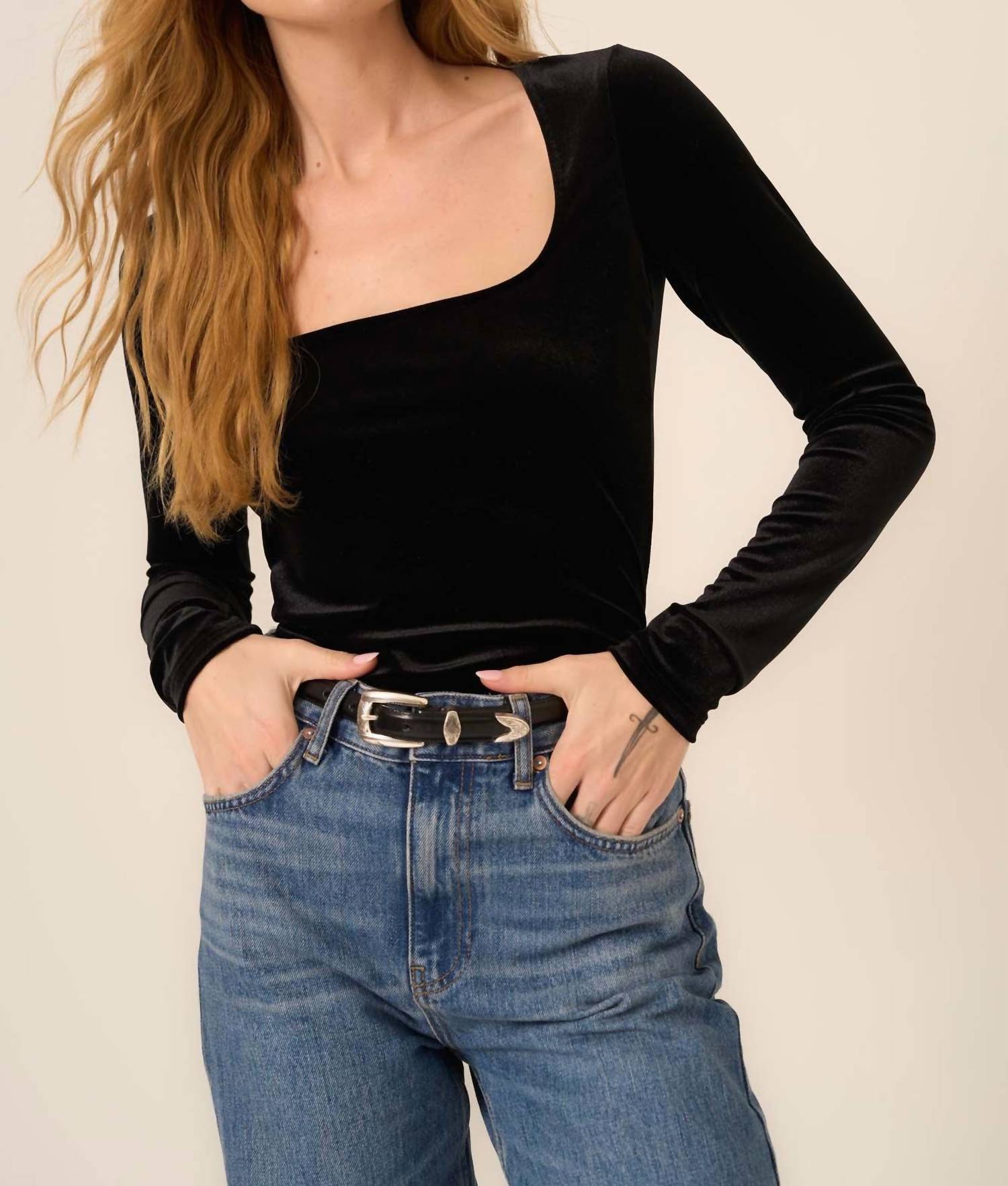 Project Social T - Dream Come True Square Velvet Longsleeves