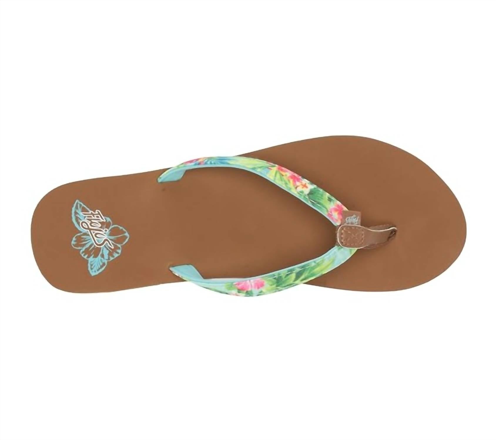 Flojos - Women's Keilani Floral Flip Flop
