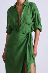 Apiece Apart - Alessandra Sarong Shirt Dress