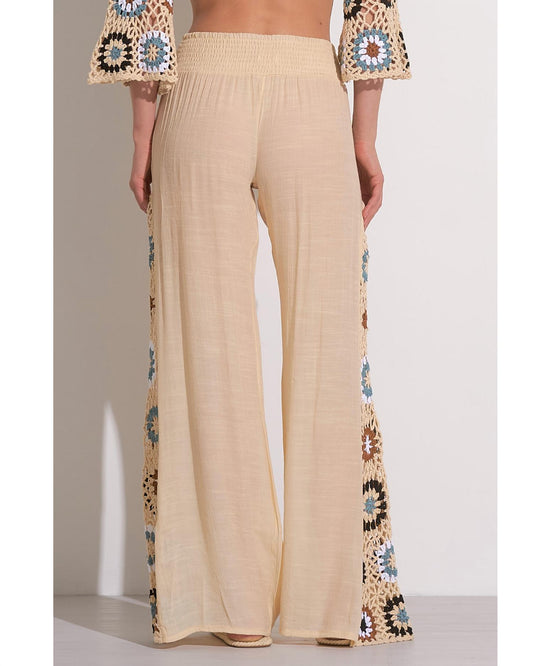 Elan - Crochet Side Panel Pants