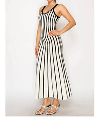 Meet Me In Santorini - Sweater Midi Dress
