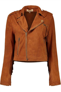 Jakett - Tina Fringe Leather Jacket