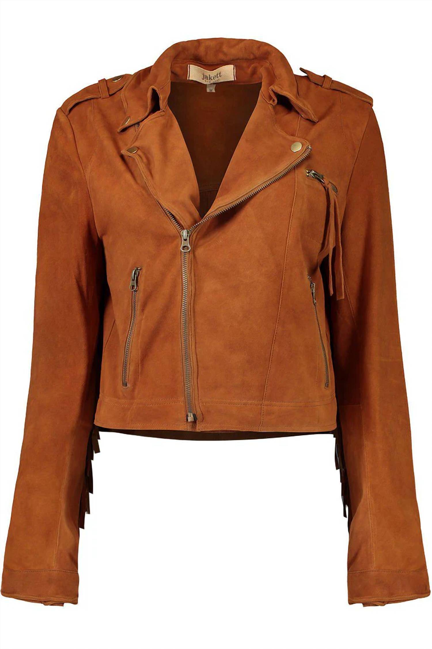 Jakett - Tina Fringe Leather Jacket