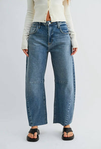 Just Black Denim - Barrel Seam Jean