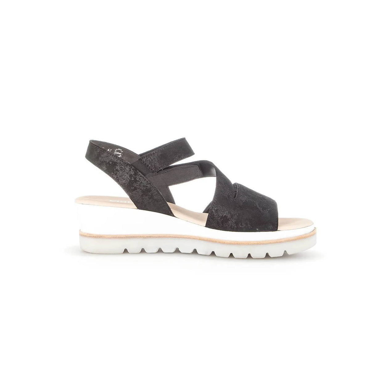 Gabor - Women's Quarter Strap Wedge Velcro Sandals