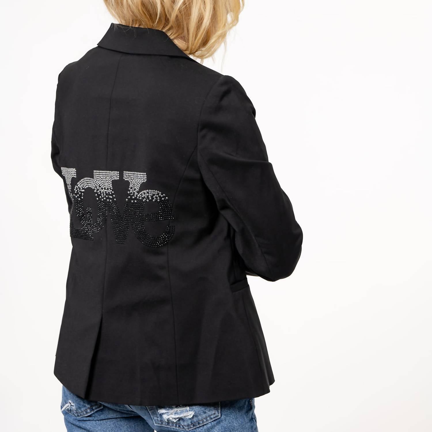 Hipchik - Crystals Ombre Love Blazer