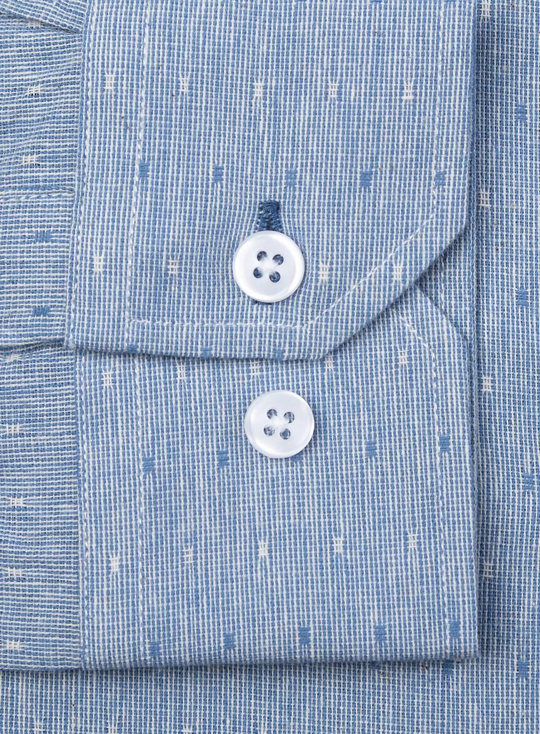 Alynn - Men's Mason Untuckable Casual Fit Dress Shirt