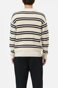 Closed - Striped Crewneck Jumper Sweater
