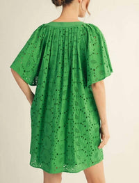 Jodifl - Kelly Eyelet Lace Mini Dress