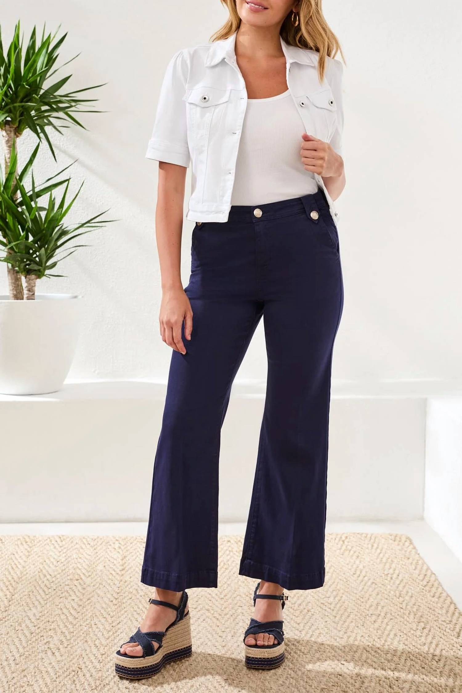 Tribal - Brooke Hugging Palazzo Jeans