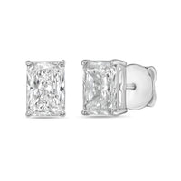 Diana M Jewels - Women's Radiant Lab-grown Diamond Stud Earrings (15.00 Tcw) - Grand