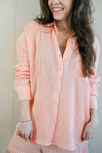 Z Supply - Heacock Avenue Gingham Button Up Top