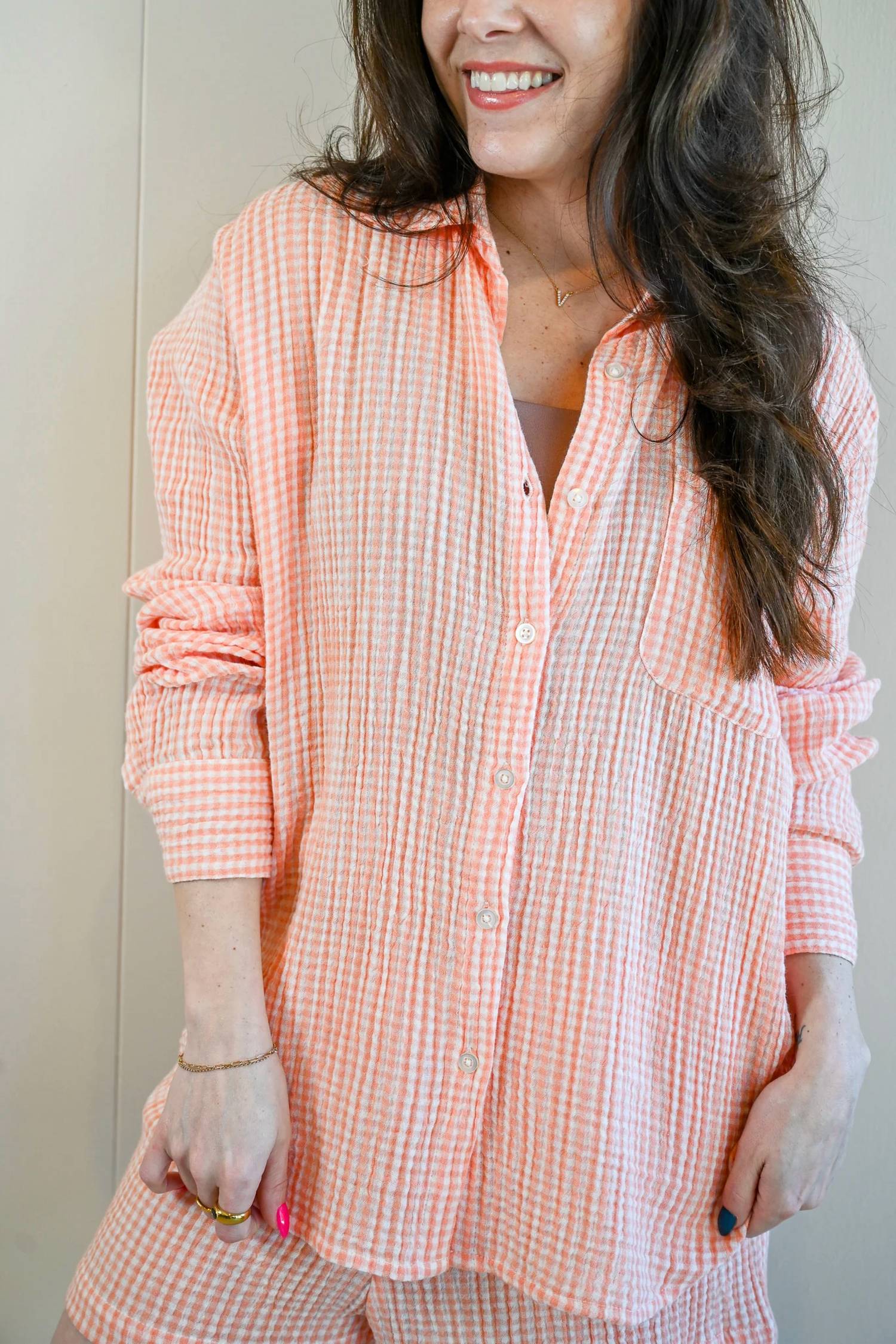 Z Supply - Heacock Avenue Gingham Button Up Top