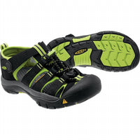Keen Kid's Newport Outdoor Sandals in black lime - kids' sandal - view 4