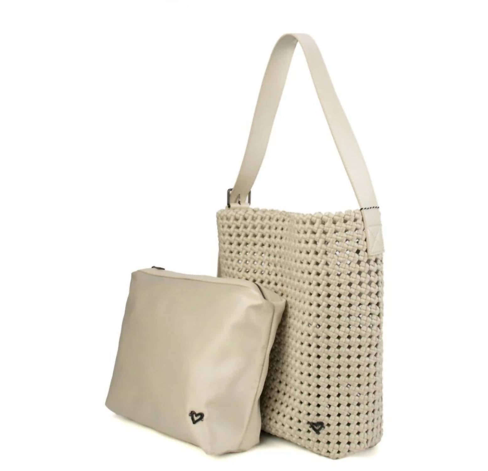 Prenelove - Women's Osler Woven Hand-knotted Hobo Bag