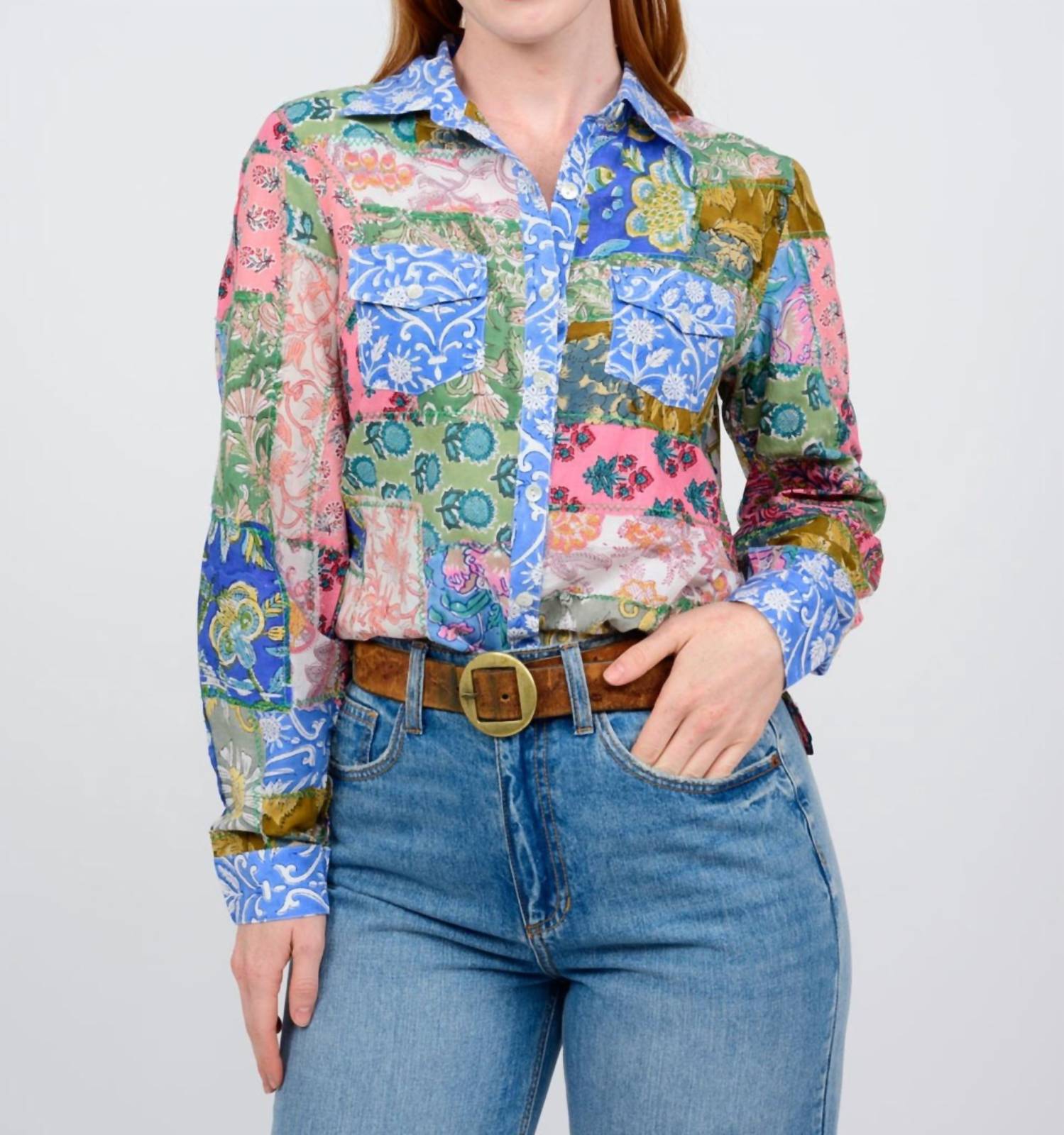 Ivy Jane - Patchwork Camp Shirt