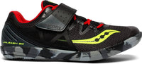SAUCONY Men's Unleash Sd 2 Track & Field Running Shoe in 2 black red - men's shoe