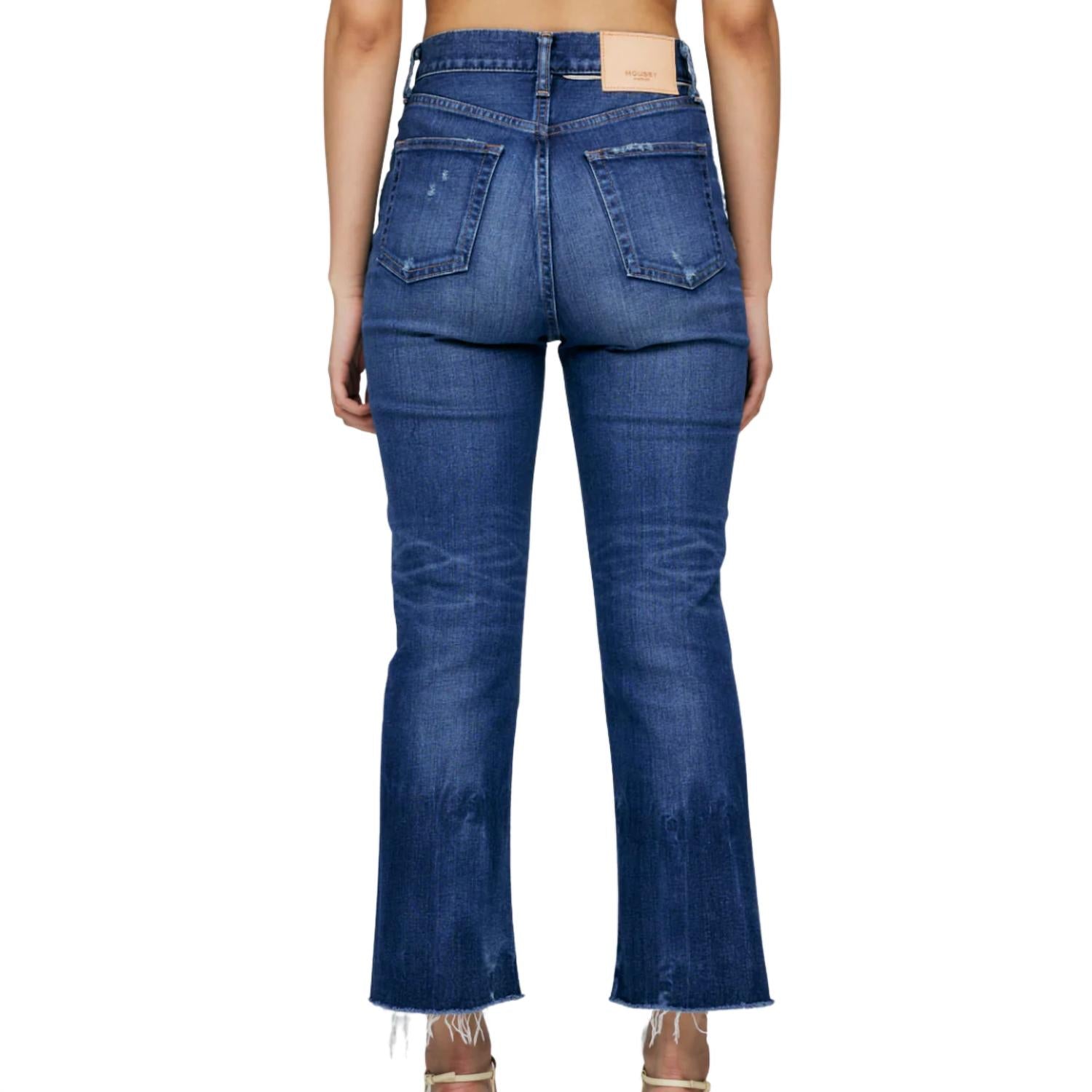 Moussy - Rhode Cropped Flare Jeans